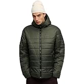 Ess Hooded Padded Erkek Siyah G&uuml;nl&uuml;k Stil Mont 68521101