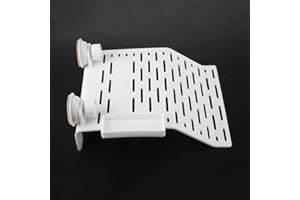 Mxtech Piattaforma per Tartarughe, Coperta, Isola delle Tartarughe, con Contenitore per WC Bianco Resistente per Tartarughe per tritoni(Large)