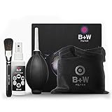 kit de limpieza para objetivos Pera de aire y pincel B+W 1086190 - Set de 5 Piezas para Limpieza