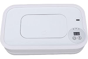 Bonbela Baby Wipe Warmer Dispenser Bärbar Hopfällbar med 3 Temperaturinställningar Smart Kontroll för Nyfödd Känslig Hud Hemresor