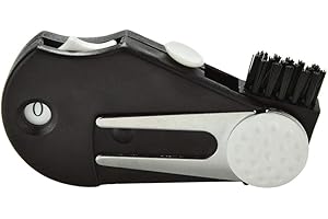 IKAAR Golf Divot Tool Foldable Golf Divot Repair Tool Multi-Function Portable Golf Repair Tool Golf Accessories for Men Black