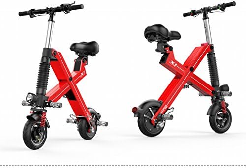 C Electric car Electric Scooter Adult 2 Wheel Folding Car Foldable Electric Car Adult Scooter,Red