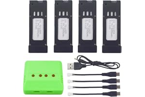 ZYGY 4PCS 3.7V 500mAh lithium battery with four-in-one charger for E58 S168 JY019 folding quadcopter accessories battery