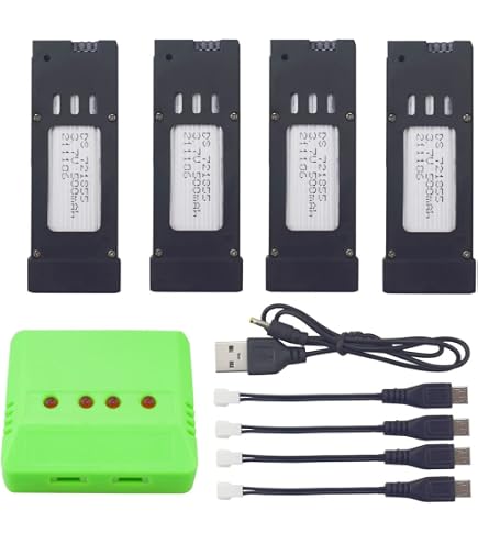 VGEBY Batteria per Drone RC, Batteria Professionale da 3,7 V 1800 mAh Accessorio per Parte RC Adatto per Drone telecomandato KY101S Batteria Drone 3.7V 1800