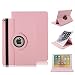 Produktbild Hülle für iPad Pro 10.5, elecfan® 360°Grad Drehung Hülle für iPad Pro 10.5 PU Ledertasche lederhülle Case Smart Cover Tasche Flip Case Cover mit Auto Wake up und Standfunktion für iPad Pro 10.5(iPad Pro 10.5, Rosa)