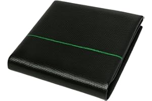 Yuzet 2m x 10m Black 100gsm Heavy Duty Weed Control Fabric, Ground cover Membrane, UV stabilised Weed Barrier Fabric. Under Patios, Garden, Flower beds, Landscaping - weed suppressant membrane