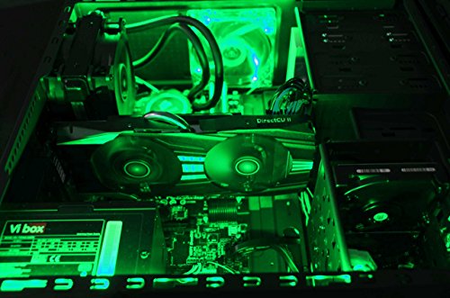Vibox VBX-PC-00228 Sniper 10 Gaming Desktop-PC (Intel Core i7 4790, 16GB RAM, 1120GB HDD, NVIDIA Geforce GTX 970, kein Betriebssystem) grün - 9