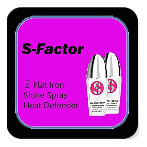 S-Factor - *Set of 2* Flat Iron Shine Spray Heat Defender (125ml each)