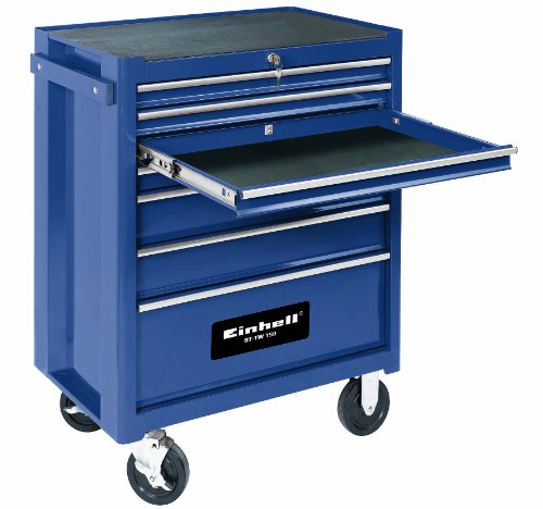 Einhell Werkstattwagen BT-TW 150 (max. 150 kg, 7 kugelgelagerte Schubfächer, 4 Leichtlaufräder) - 4