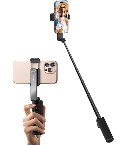 Télécommande Bluetooth Pour Perche à Selfie – Universelle (iOS/Android/iPhone) – Couleur Rose