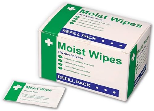 HypaClean Moist Wipes- Alcohol Free (10 Packs of 100)
