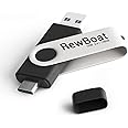 REWBOAT 128GB Type C Flash Drive 2 in 1 OTG USB 3 + USB C Memory Stick Phone External Storage Thumb Drive Jump Drive High-Speed Data Tranfer for Android Smartphone, Computers, MacBook, Tablets, PC