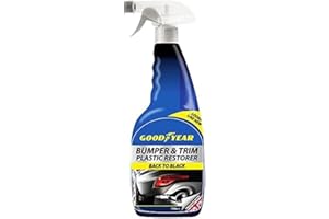 Goodyear Bumper and Trim Restorer 750ml-back to Black| Helps Bumper and Trim Plastic Look Like New| Restores, Protects and Shines| Long Lasting Gloss Finish| Suitable for All Exterior Plastics