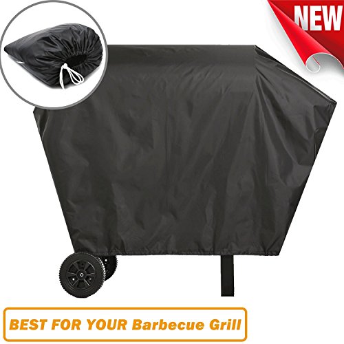 Abdeckhaube Grill - Grillabdeckung aus Polyester, Wasserdicht, Klein 56-inch, Schwarz