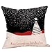 Produktbild saymany 45cm Kissenbezug Merry Christmas Decoration Sofa Cover Bettwäsche Weihnachten Deko Kissen