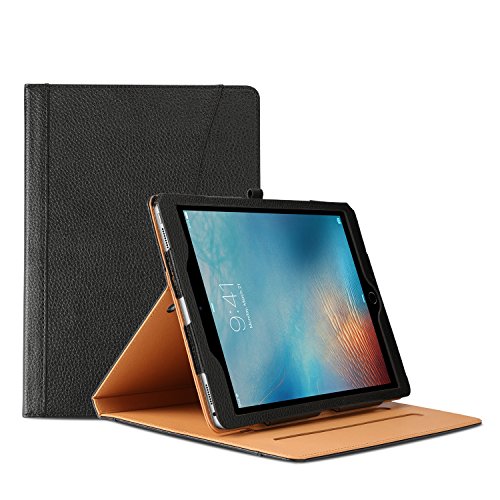 SPARIN Neu Apple ipad pro10.5 Hülle,Ultra Slim Leder Tasche Hülle Etui Schutzhülle Für ipad pro10.5 Case Cover Holder(Schwarz, Ultra Dünn)