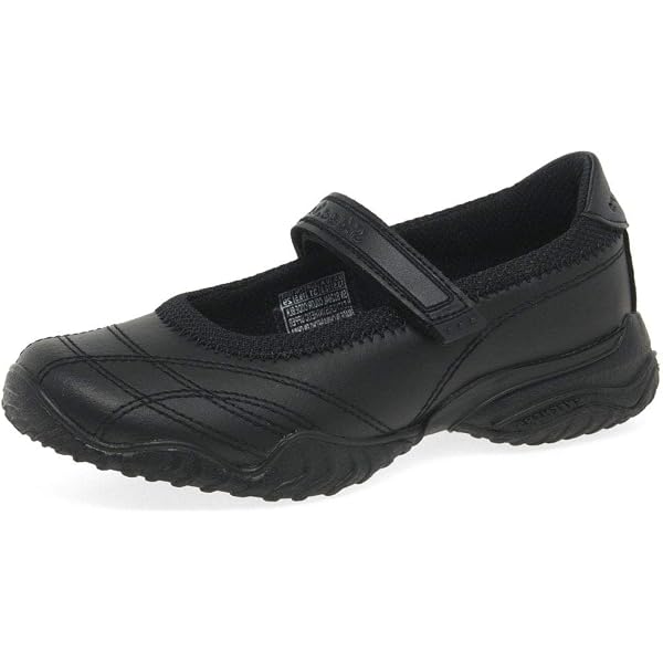 Zapatillas Clarks Para Chicas - Modelo 261783177 - Color Negro Brillante (Black Pat)