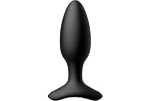 LOVENSE Hush 2 Vibrador Anal Plug con Control Remoto Bluetooth App, Vibradores Anales a Distancia para Hombres Mujeres, Patrones de Vibración Personalizados Ilimitados (38 mm)