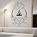 Produktbild Kunst stil meditation buddha yoga wandaufkleber dekoration lotus wandtattoo abnehmbare wohnzimmer schlafzimmer tapete kunstwand a12 58 * 43 cm