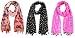Printed Poly Cotton Scarf and Stoles for Women ( Combo of three stoles) RS.389.00