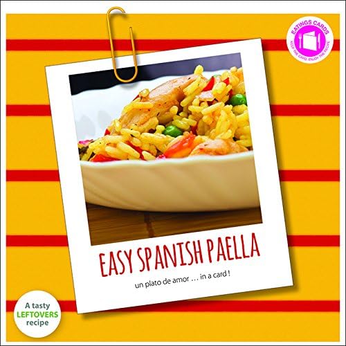 Eatings Cards: Easy Spanish Paella - Recipe Greetings Card