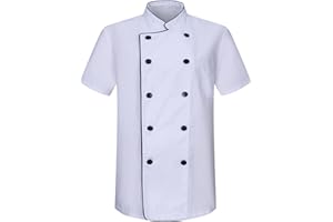 MISEMIYA - Giacca Cuoco Uomo - Giacca Cucina Uomo - Divisa Ristorante 8421B