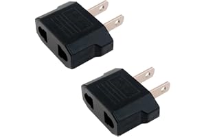 OcioDual 4X Adapter Konverterarkontakt europeisk kontakt EU Europa till Amerikanska USA USA Mexiko Kina