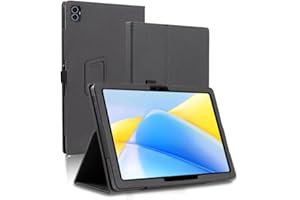 AKNICI Custodia Cover per TECLAST M50 Pro/TECLAST P40S/TECLAST P40HD/TECLAST M40 Plus/TECLAST P30S, Pelle PU Cover Custodia Protettiva con Cinghia di Sicurezza e Magnete e Funzione di Supporto (Nero)