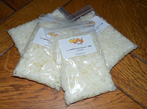 WaxFactory 1kg White Beaded Beeswax - Polishes/Candles/Cosmetics