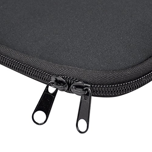 TRIXES Stilvolle schwarze 15,6-Zoll Laptoptasche Notebook-Tasche Laptop-Hülle für Dell Sony HP - 3