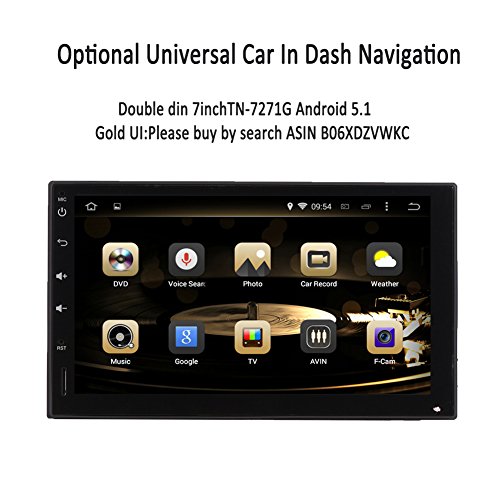 TOPNAVI Fascia de Coche para 2002 2003 2004 2005 2006 2007 Mazda 6/ Atenza 1DIN Black Navegaciš®n ESTšŠreo Sat Navi de Audio Opciš®n