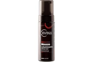 Mousse volumizzante attiva ricci con estratto di goji indicato per capelli mossi e ricci Natural&Amazing di DIVINA BLK (150ml)