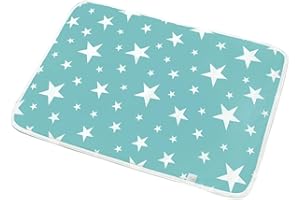 EODKSE Cambiador bebe portatil impermeable, Cambiador bebe plegable acolchado, Almohadilla De Cuna para Bebé, Colchón Bebé Lavables Cama para Bebés Colchón Pañales, Cambiador de viaje, 50x70cm