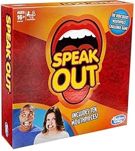 Hasbro Gaming Speak Out Game, Ages 16 And Up, For 4 To 5 Players, Multi Color