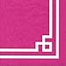 Produktbild Entertaining with Caspari Cocktail Napkins, Rive Gauche Fuchsia, Pack of 20 by Caspari