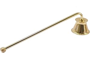 WILITTO Candle Extinguisher Hand Tool Stainless Steel Candle Tool Candle Extinguisher Stainless Steel Trumpet Shape Tool Golden