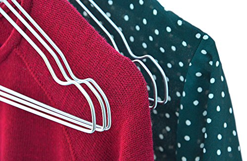 Kleiderbügel aus Metall Draht – 100 Stück – verzinkt – Blusen und Hemden neu - 5