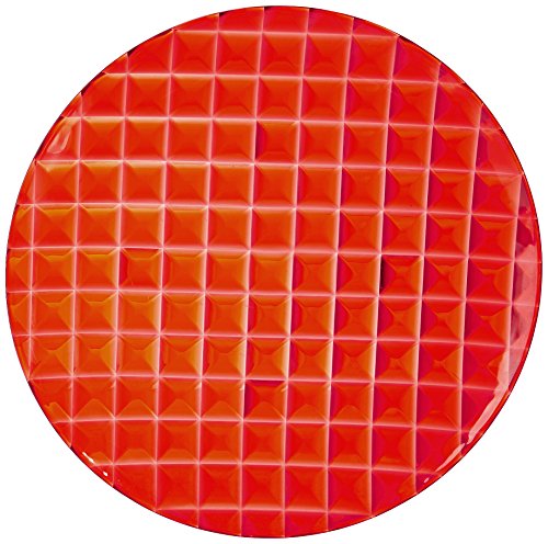 Haixing Plastic Plate, 24cm, Red