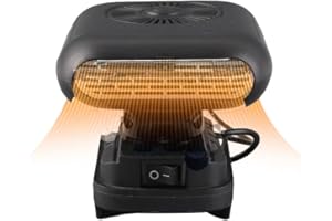 Ghzste Calentador de Batería Portátil Calentador de Espacio Pequeño 2 Temperaturas para BL1830 BL1850 BL1840 BL1845 BL1815 BL1820 BL1860B