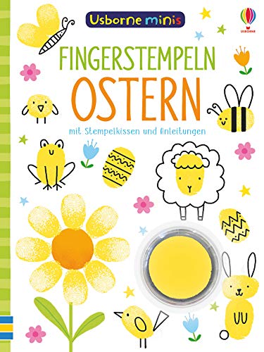 Usborne Minis: Fingerstempeln Ostern: mit Stempelkissen und Anleitungen