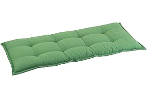 Homeoutfit24 Sylt Bench - Cojín para Banco Exterior, Hecho en Europa, Confort de Asiento al más Alto Nivel, Funda de poliéster, Alta Resistencia fricción y luz, para Exterior/Interior, Verde Claro