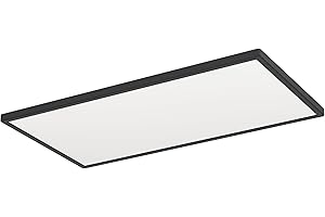 Eglo Rovito-Z Connect.Z Smart Home Lampa Sufitowa Led, Zigbee, Aplikacja i Sterowanie Głosem Alexa, Ciepła Biel-Zimna Biel, Rgb, Ściemniana Łazienkowa Lampa Sufitowa, Czarna, i p44, 57 Razy 30 cm