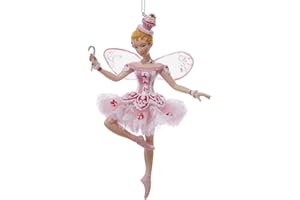 KURT S. ADLER Kurt Adler Zuckerfee, 15,2 cm, Kunstharz, Weihnachtsdekoration, 15,2 cm hoch