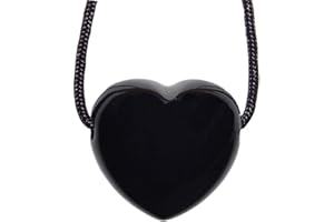 JANNI-SHOP-ANHÄNGER 1 Stück Onyx Herz Anhänger 25 mm großes bauchiges Edelstein Herz Bohrung ca. 2,5 mm mit Band.(4750)