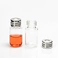 Headsapce Vial, 22.5x46mm, 10ml Precision Screw Top Clear Borosilicate Glass Vial with 18mm Magnetic Screw-Thread Caps, PTFE/Silicone Septa, Pack of 100