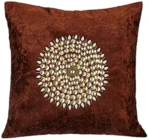 Boutique Bedding Embroided Velvet Cushion Covers for Home Decor