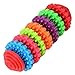 Produktbild qingqingR Pet Bunte Swivel Gummi Pet Spielzeug Katze Hund Zähne Reinigung Kauen Spielzeug Sieben Ringe 1 Stück