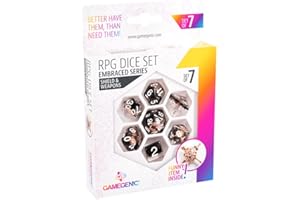 Gamegenic - Zestaw kości do roli Shield & Weapons (7 szt.)