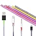 Price comparison product image Larcenciel Cable Protector/Wire Repair/Pet Cord Protector/Headphone Saver,9 Pc Spiral Lightning Charger Cable Wrap Strain Relief Cord Sleeve for iPhone MacBook Charging Cable, Date Cable, Earphone