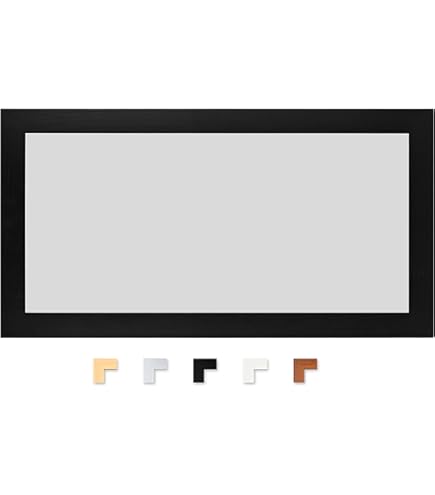 Standard Sizes CMS) Flat Wood Photo Frame Picture Poster Large Maxi Poster Frames Acrylic Glass Wall Hanging - Wall Frames